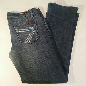7 For All Mankind 'A' pocket women's jeans size 28